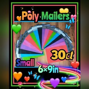 Poly mailers 6×9in (30ct)